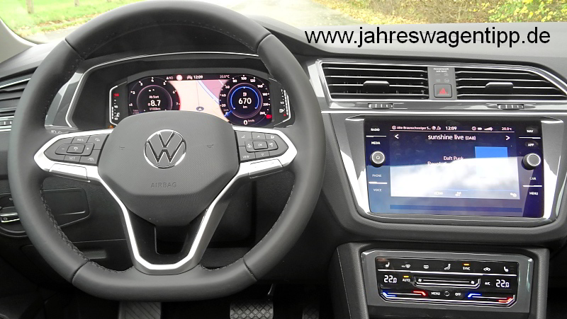  Jahreswagen VW Tiguan elegance Facelift  DSG TSI 110 KW  Gebrauchtwagen Werksangehörigen